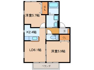 サウスの物件間取画像